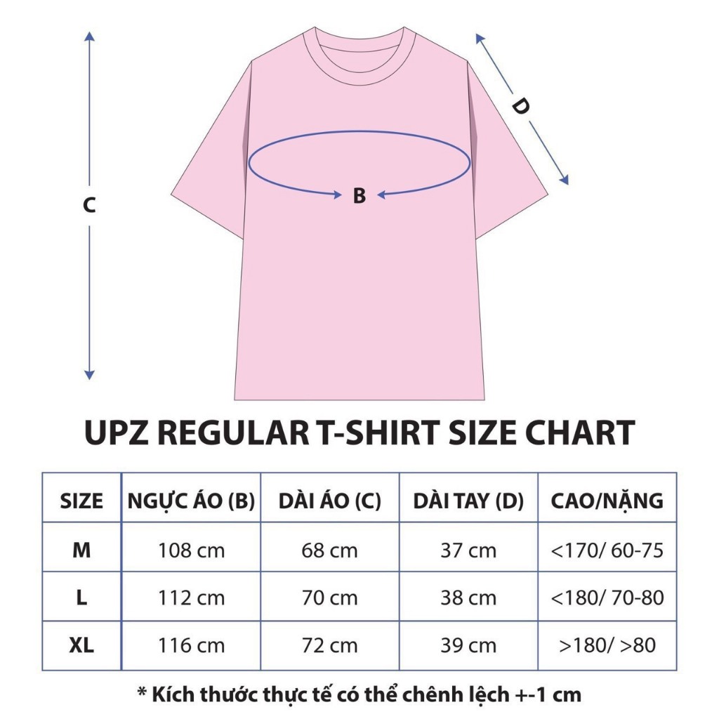 UPZ Áo Thun Cotton Unisex Tuổi Thơ "Don't Grow Up" (5 Màu)