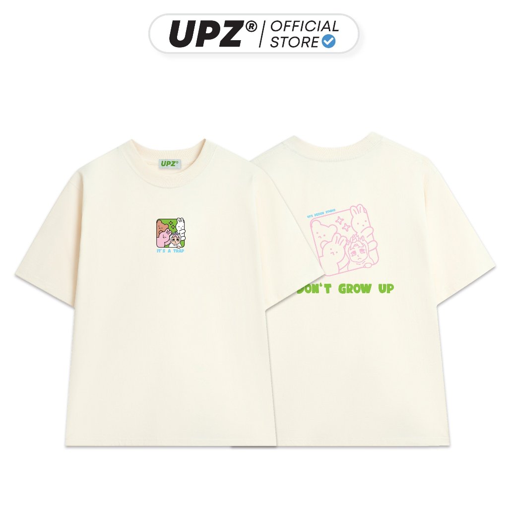 UPZ Áo Thun Cotton Unisex Tuổi Thơ "Don't Grow Up" (5 Màu)