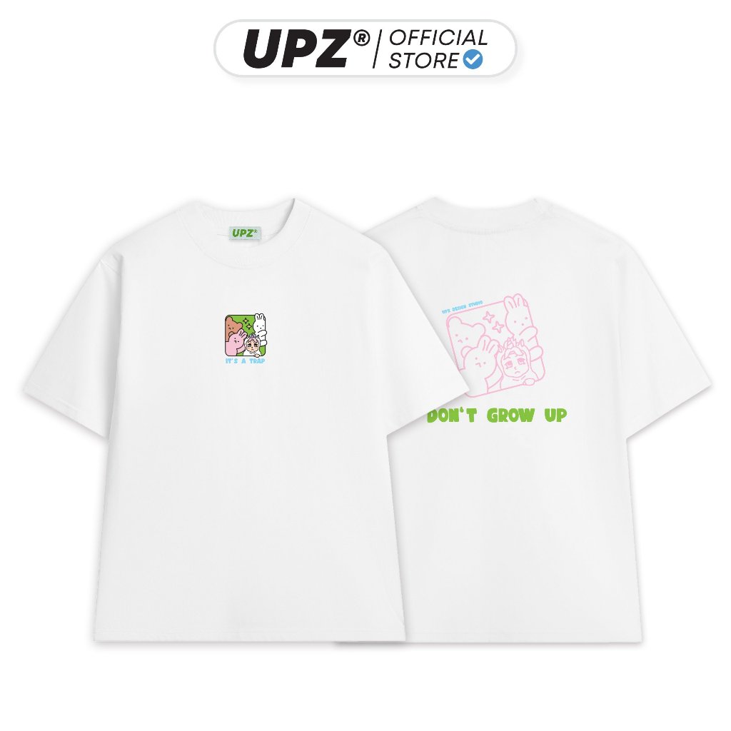 UPZ Áo Thun Cotton Unisex Tuổi Thơ "Don't Grow Up" (5 Màu)