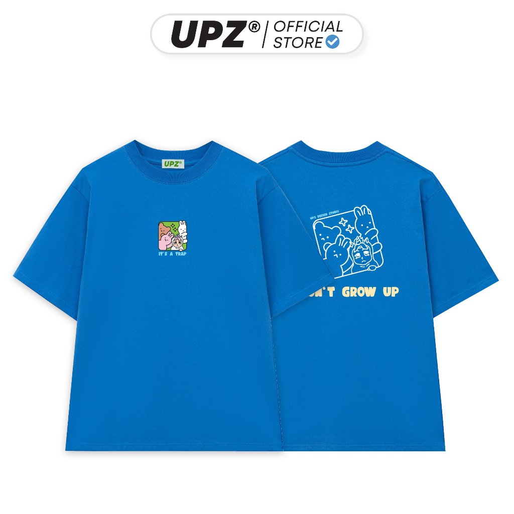 UPZ Áo Thun Cotton Unisex Tuổi Thơ "Don't Grow Up" (5 Màu)