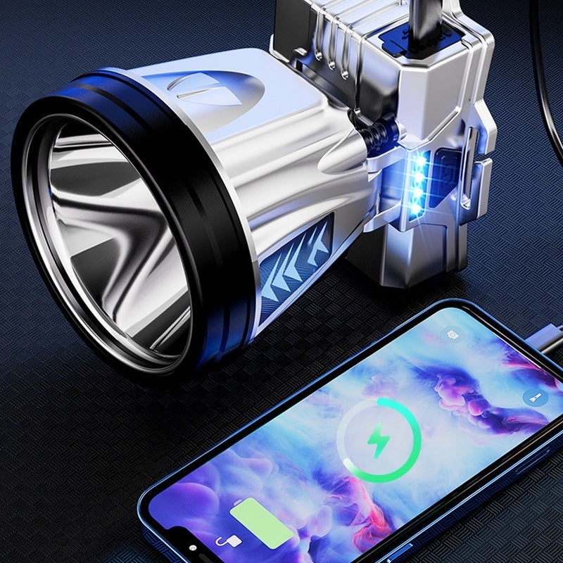 Đền pin đội đầu siêu sáng T998 pin trâu