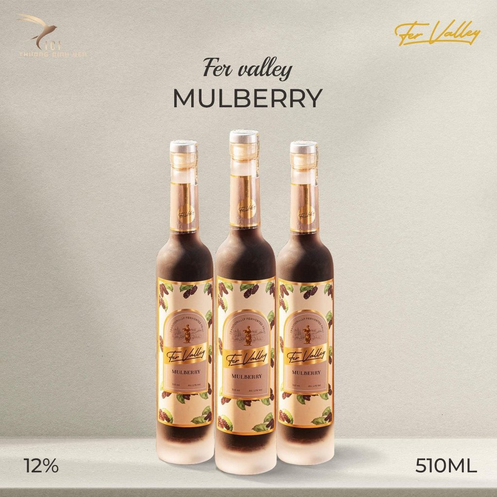 Nước trái cây lên men FerValley CiCi Thượng Đỉnh Yến vị táo dứa, dâu tằm, mận chai 525ml