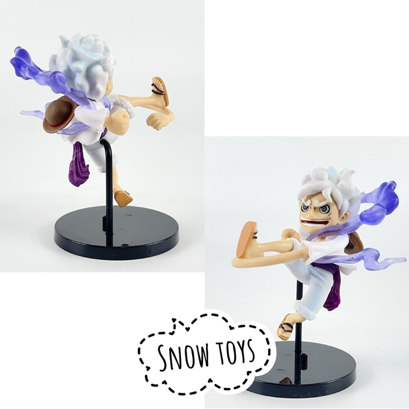 Mô hình One Piece - Luffy Gear 5 trạng thái thức tỉnh Thần mặt trời Nika - Monkey D Luffy Nika mũ rơm tóc bạc Gear 5