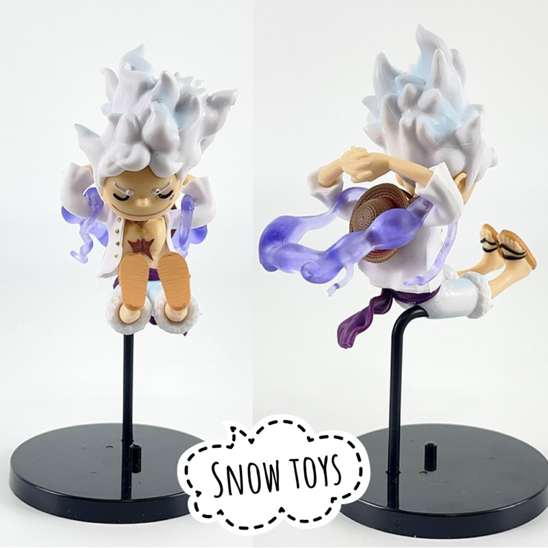 Mô hình One Piece - Luffy Gear 5 trạng thái thức tỉnh Thần mặt trời Nika - Monkey D Luffy Nika mũ rơm tóc bạc Gear 5