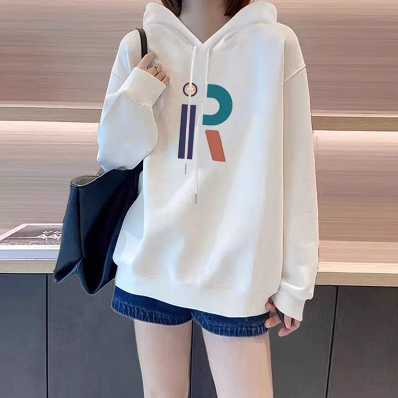 Áo nỉ hoodie cardigan UNISEX nam nữ cặp đôi chữ R