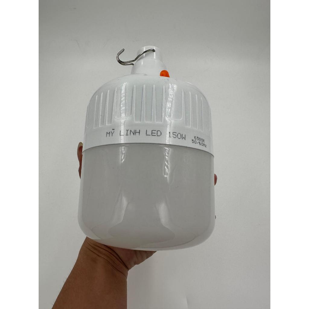 Đèn sạc tích điện 150W MỸ LINH chính hãng, thời gian sáng 7-9h, tặng kèm cáp sạc và móc treo, siêu tiện lợi
