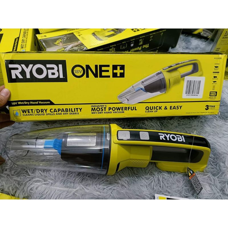 THÂN MÁY HÚT BỤI PIN RYOBI ONE+18V #PCL702