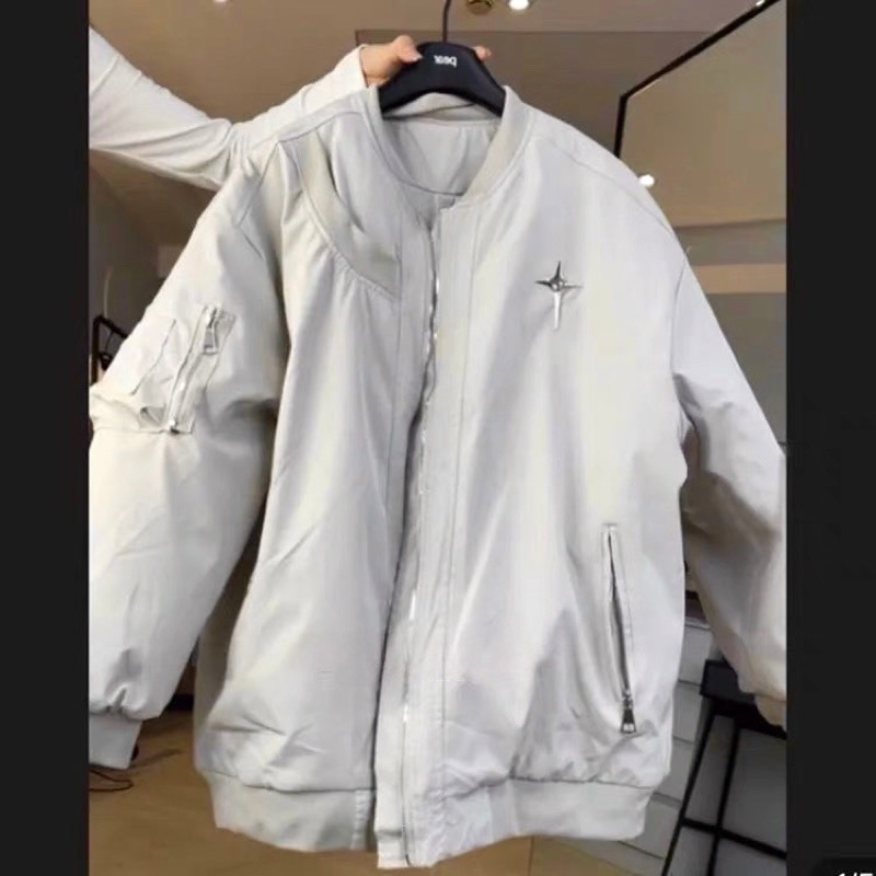 ÁO KHOÁC BOMBER TIA CHỚP TRẦN BÔNG SIÊU ẤM QC CAO CẤP
