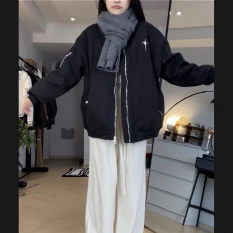 ÁO KHOÁC BOMBER TIA CHỚP TRẦN BÔNG SIÊU ẤM QC CAO CẤP