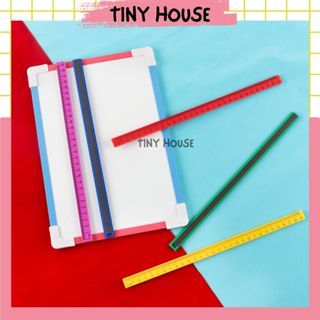 Thước kẻ có Nam Châm từ tính gắn bảng từ bảng trắng - Kích thước 29cm - THUOCNC