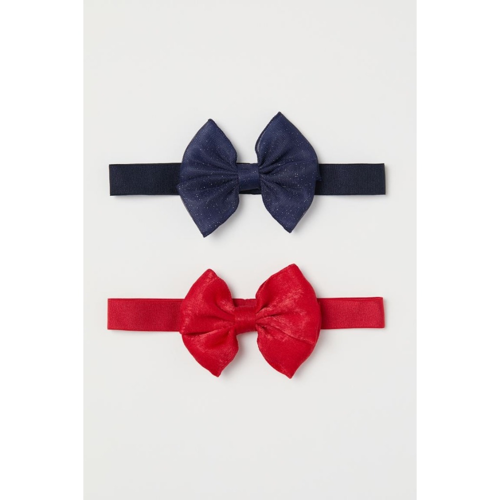 Set 2 bờm tóc đỏ HM H&M 4m-3y_hàng chính hãng Anh