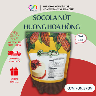 Socola Dạng Hạt Nút Hương Hoa Hồng Cacao Talk