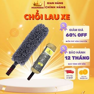 Chổi Lau Xe Ô Tô - Chổi Rửa Xe Ô Tô - Cọ Rửa Xe Sợi Mềm Mại, Điều Chỉnh Được Độ Dài Dành Cho Ô Tô, Xe Hơi