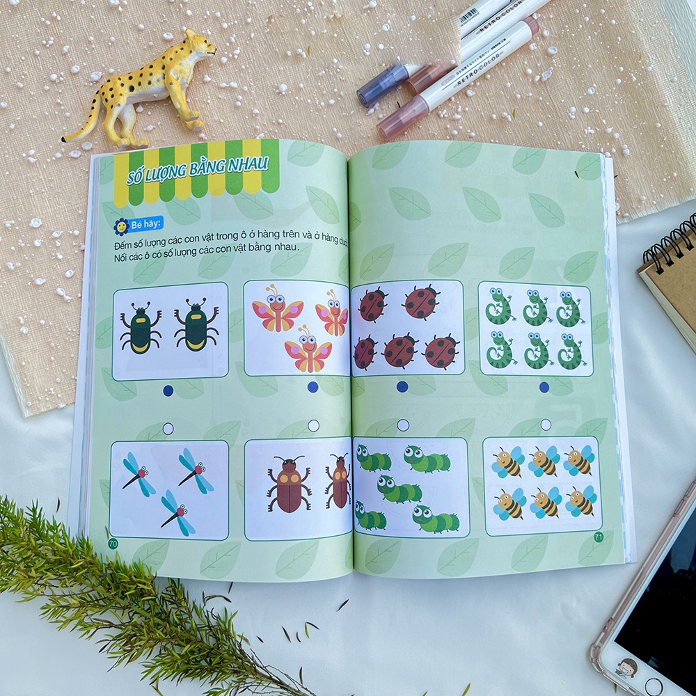 Sách - Toán Tư Duy Cho Bé Từ 3-4 Tuổi