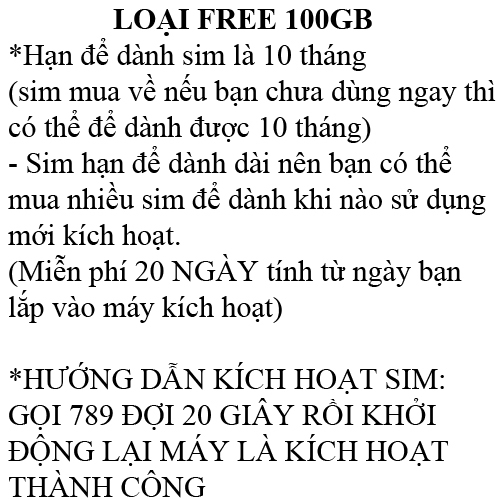 Siêu Thánh Sim 4G Mới, Miễn Phí 180GB/tháng, Tặng 60.000đ, Miễn Phí Tháng Đầu Tiên, Miễn Phí Gọi Nội Mạng, Gia Hạn 40k