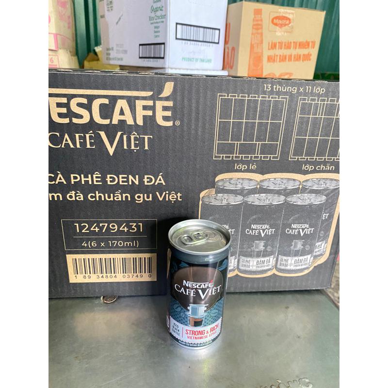 Nescafe cafe Việt uống liền lon 170ml