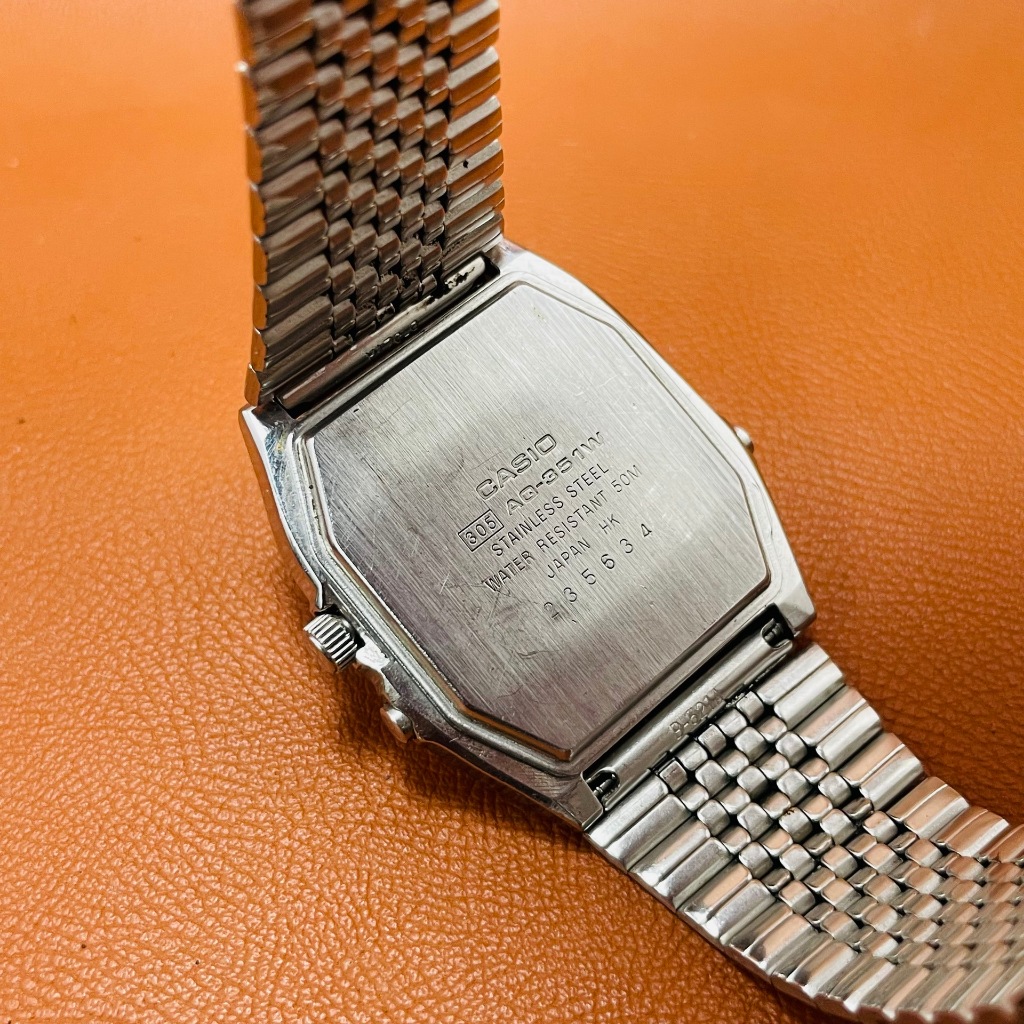 Đồng hồ nam Casio hai máy, nội địa Nhật