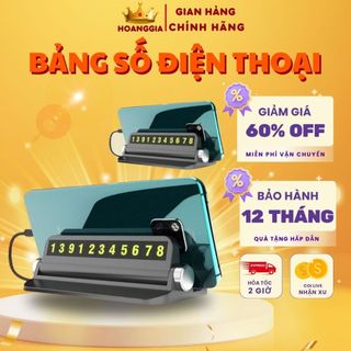 Bảng Số Điện Thoại Ô Tô - Bảng Số Điện Thoại Trên Ô Tô - Đặt Trên Taplo Xe Hơi Hỗ Trợ Dừng Đỗ Thiết Kế Nhỏ Gọn, Bền Đẹp