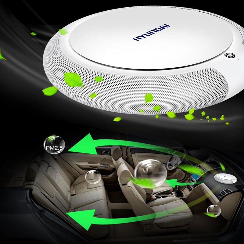 Máy Lọc Không Khí Ô Tô Hyundai Hy12 – Máy Khử Mùi Ô Tô Đa Năng – Lọc Không Khí, Xông Tinh Dầu, Khử Mùi Xe Hơi, T