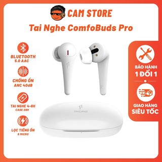 Tai nghe 1more comfobuds pro es901 - chống ồn anc 40db, 6 micro đàm thoại, kháng nước, có app kết nối