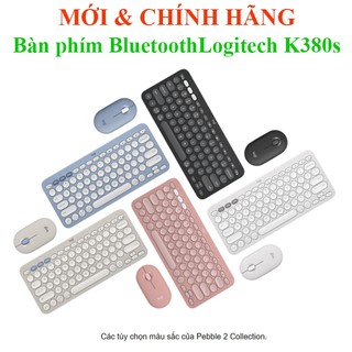 Bàn Phím Bluetooth đa thiết bị Nhỏ Gọn Mỏng & Đẹp Logitech K380 K380S