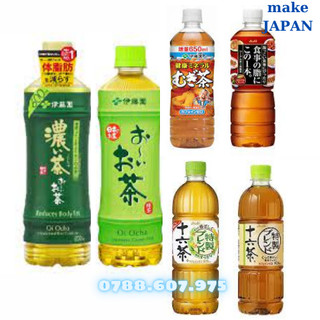 Trà xanh itoen 525ml/ trà lúa mạch 600ml itoen/ trà oolong asahi 600ml