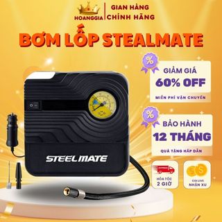 Bơm Lốp Ô Tô – Bơm Ô Tô – Chính Hãng Steelmate P03 Cơ, P05 Điện Tử Tự Ngắt Thông Minh Bảo Hành 12 Tháng