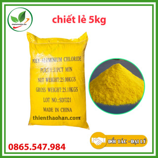 Chất trợ lắng bể cá, bể bơi pac 31%. bao 5kg