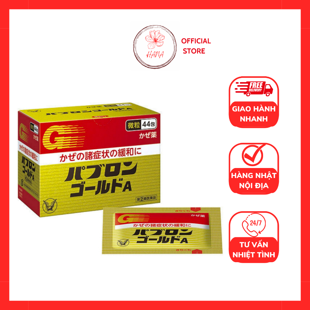Bột uống hỗ trợ cảm cúm Taisho Pabron Nhật Bản 44 gói