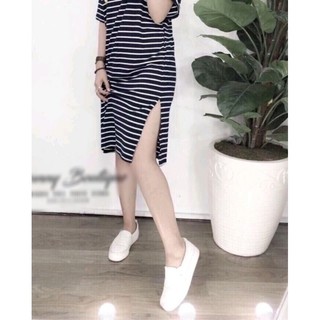 ĐẦM SỌC NGANG XẺ TÀ (BIG SIZE 75KG)