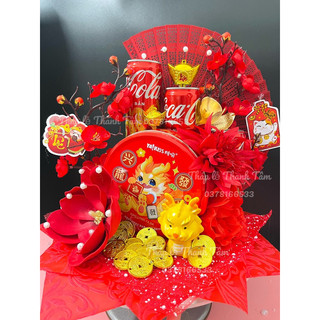 Set phụ kiện trang trí tặng kèm rồng may mắn