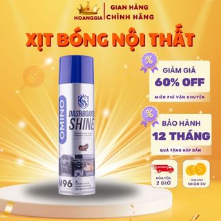Bình Xịt Dưỡng Bóng Nội Thất - Đồ Da Ô Tô Vị Cafe - OMINO M96 - SẢN PHẨM CHÍNH HÃNG.