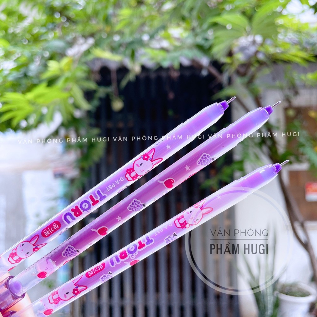 Hộp 12 Cây Bút Gel Nho TTORU chính hãng D.A P&T  chuyên dùng cho học sinh tiểu học
