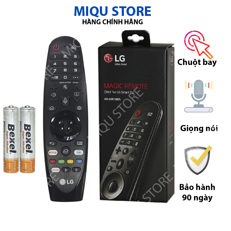 Remote thông minh LG AN MR20GA AN-MR19BA Model TV 2017/2018/2019/2020 | Bảo hành 3 tháng