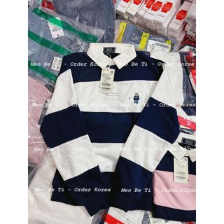 Áo polo who.a.u kẻ dài tay sale 65%