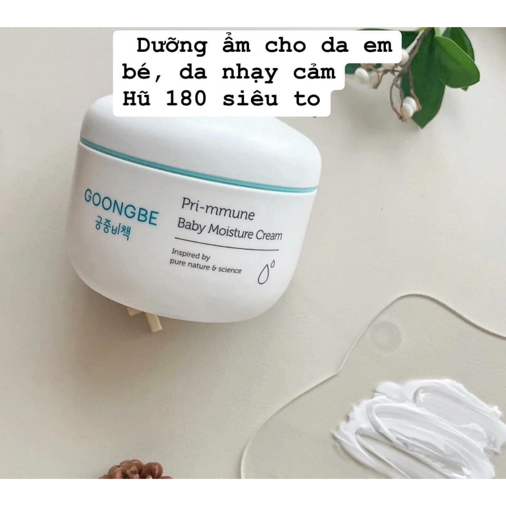 Kem dưỡng ẩm Goongbe Moisture Cream nội địa Hàn cho trẻ từ sơ sinh