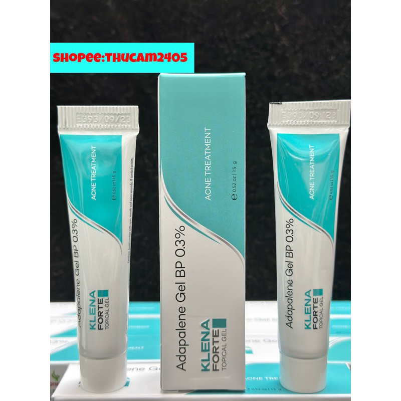 K.LE.NA Forte Gel Kem Bôi Hỗ Trợ Giảm Mụn 15g).