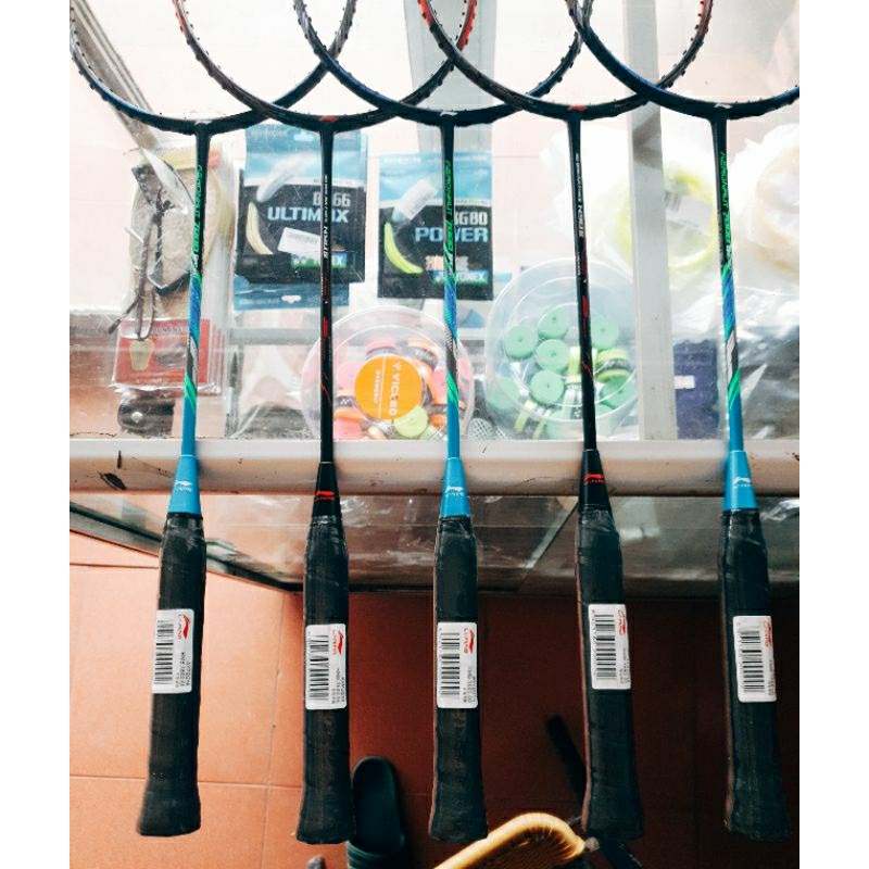 vợt cầu lông lining chính hãng siêu nhẹ căng tối đa 10kg - 12,5kg ( khuyến mại mua vợt tặng bao quấn + cước + bao vợt)