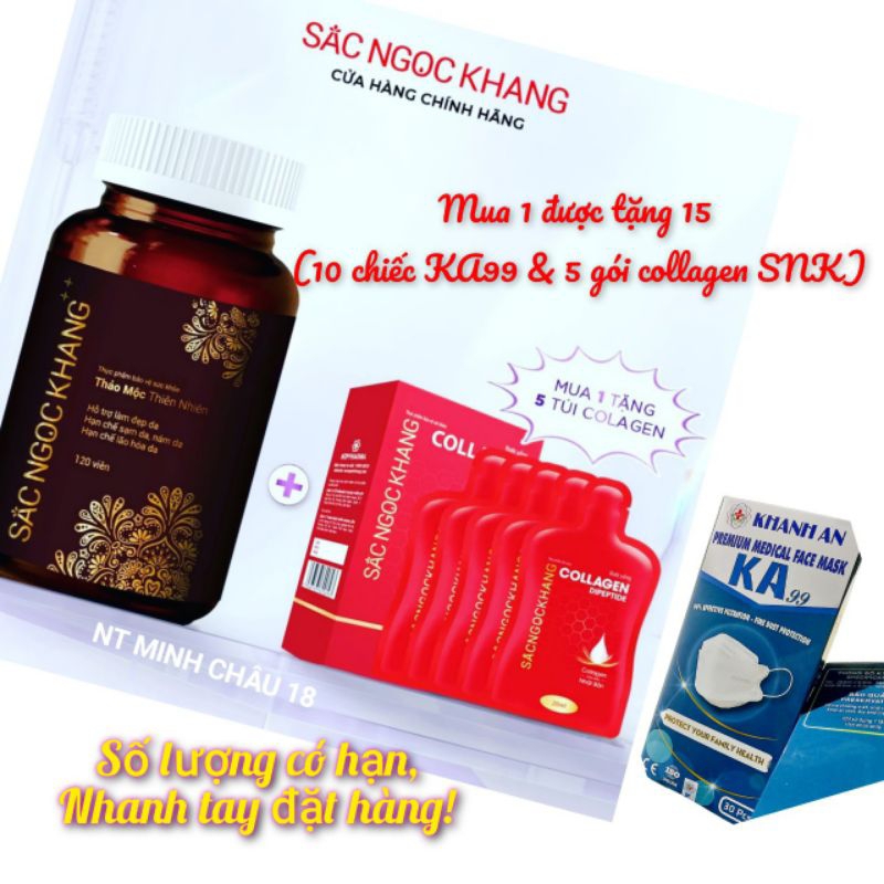 Chính hãng_Viên Uống Sắc Ngọc Khang ++ ( 120 Viên )