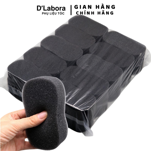 20 Miếng Xốp Phủi Tóc Màu Xám Đen, Mút Phủi Tóc Giá Rẻ Cho Tiệm Tóc Salon Baber Shop Dlabora