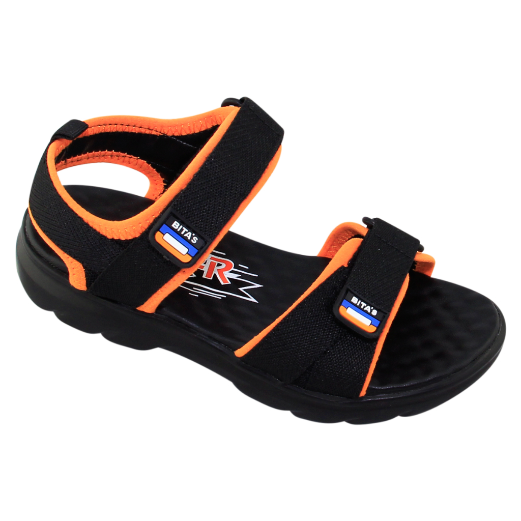 Sandal đế bằng bé trai Bita's SOBY.195 (Đen + Đỏ + Navy + Xanh lá)