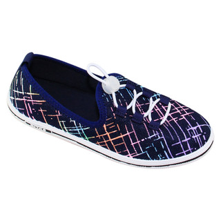 Giày vải bé gái Bita's GVBG.103 (Xanh biển + Navy+ Cam san hô)