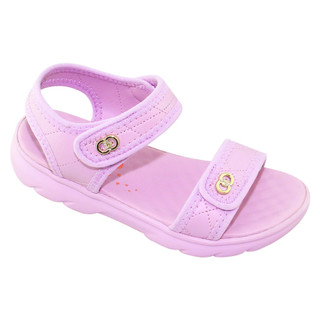 Sandal đế bằng bé gái Bita's SOB.290 (Hồng phấn + Kem + Tím)