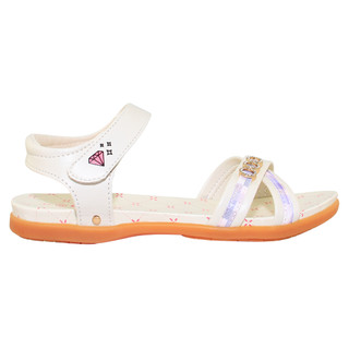 Sandal đế bằng bé gái Bita's SOB.287 (Đen + Hồng sen + Kem)