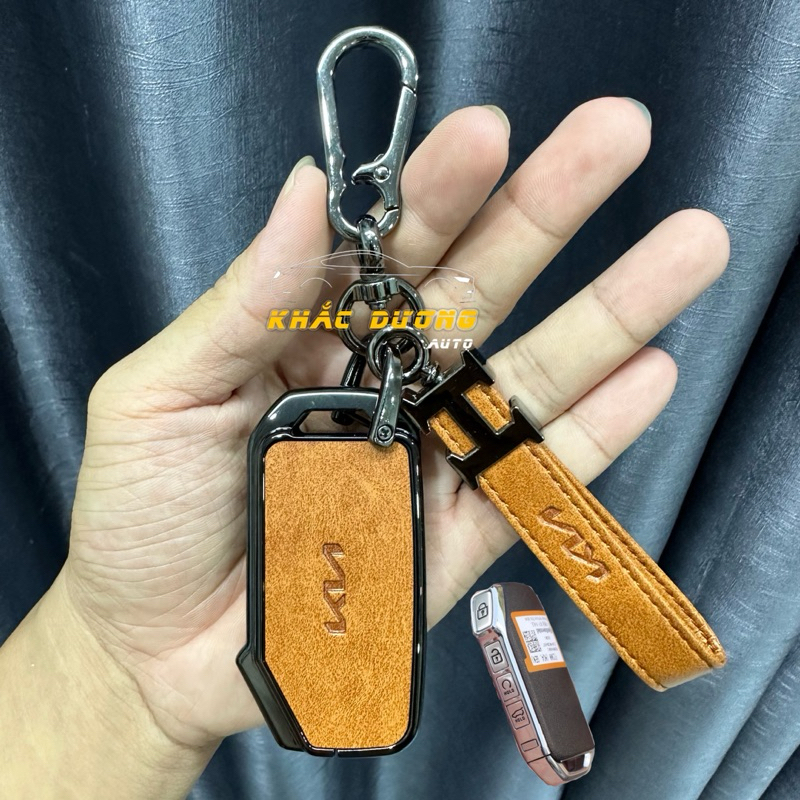 Ốp Chìa Khóa Ô TÔ KIA SELTOS  - SONET  - K3 - MORNING - CERATO - CARENS Hợp Kim Cao Cấp