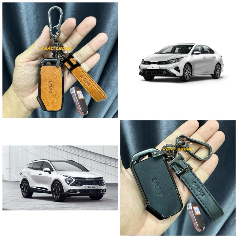 Ốp Chìa Khóa Ô TÔ KIA SELTOS  - SONET  - K3 - MORNING - CERATO - CARENS Hợp Kim Cao Cấp