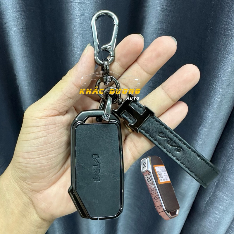 Ốp Chìa Khóa Ô TÔ KIA SELTOS  - SONET  - K3 - MORNING - CERATO - CARENS Hợp Kim Cao Cấp