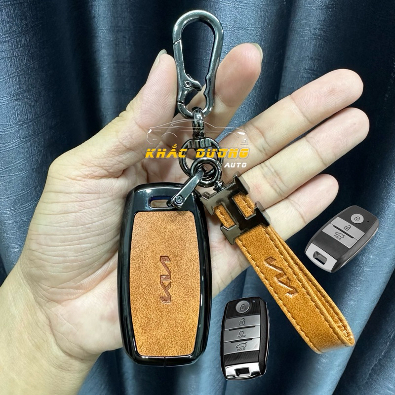 Ốp Chìa Khóa Ô TÔ KIA SELTOS  - SONET  - K3 - MORNING - CERATO - CARENS Hợp Kim Cao Cấp