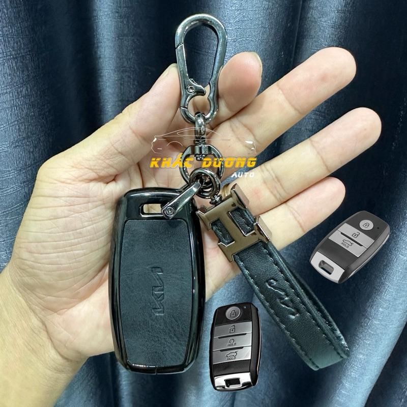 Ốp Chìa Khóa Ô TÔ KIA SELTOS  - SONET  - K3 - MORNING - CERATO - CARENS Hợp Kim Cao Cấp