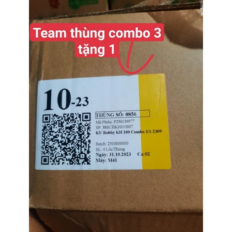 Combo 10 gói khăn ướt bobby 100 tờ không mùi cho bé sơ sinh mẫu mới Bobby,KHĂN ƯỚT BOBBY TẶNG KWFM KHĂN FRESSI 10 MIẾNG